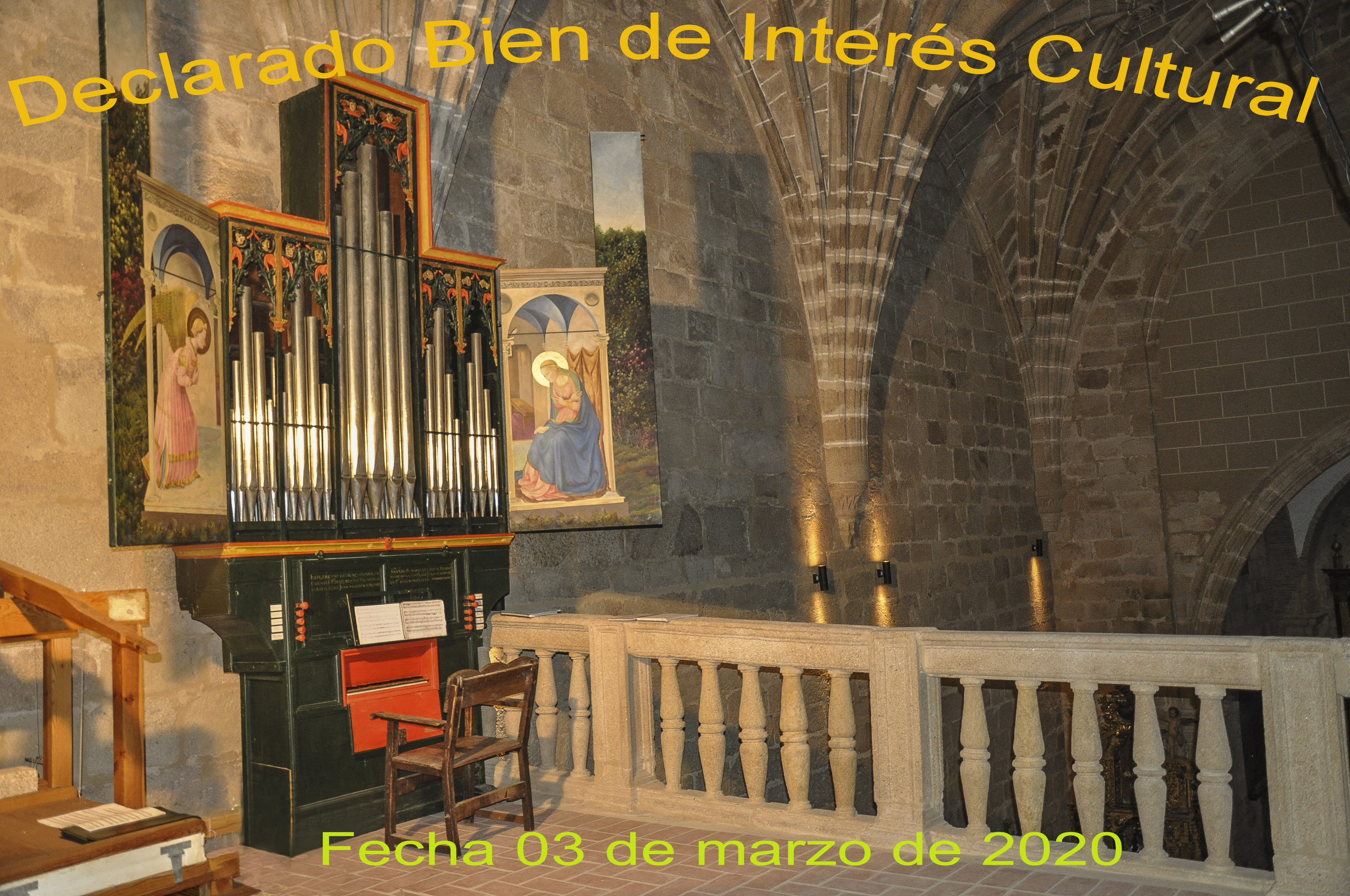 Publicado el reconocimiento de BIC en el órgano de Santa María