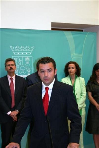 El Consejero de Juventud y Deportes visita Garrovillas