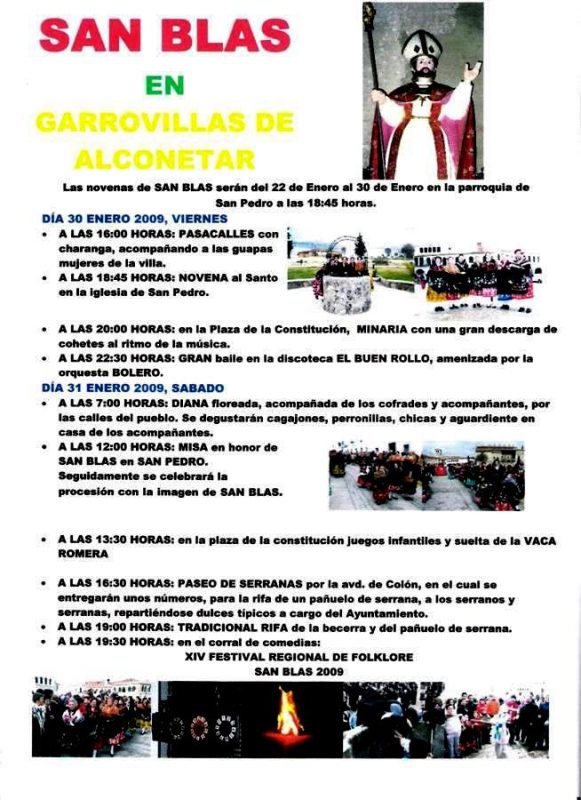 San Blas en Garrovillas de Alconétar