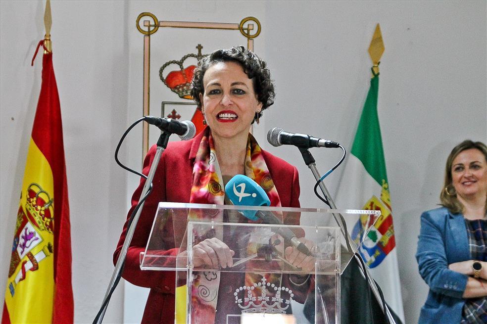 La ministra Magdalena Valerio dará un mitin el viernes en Garrovillas de Alconétar