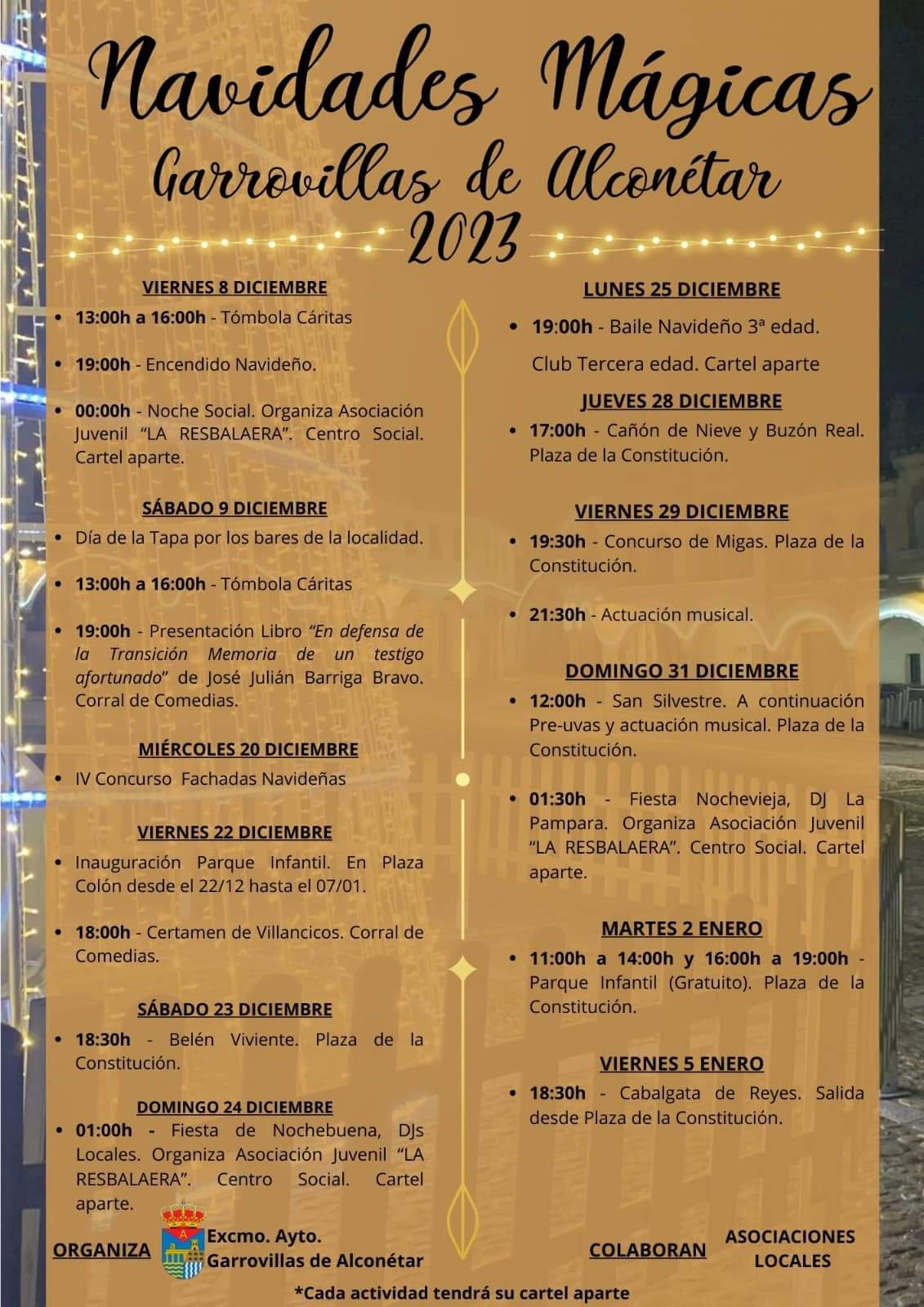 Navidades Mágicas en Garrovillas de Alconétar