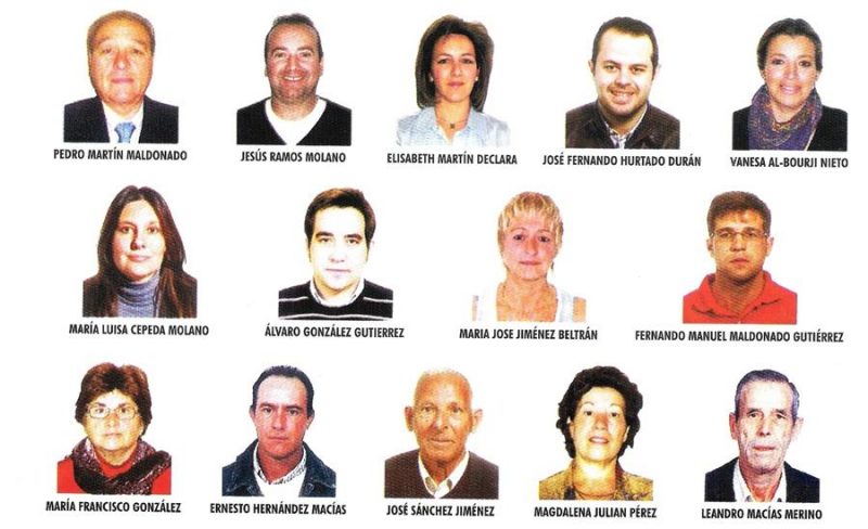 Presentación de la lista del PSOE para las elecciones municipales del 22 de Mayo