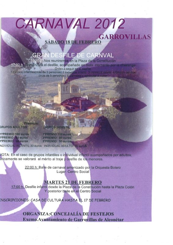 CARNAVALES 2012