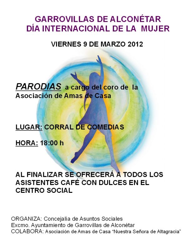 Día Internacional de la mujer, 8 de Marzo.