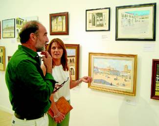 40 pintores piden que la plaza de Garrovillas sea un bien cultural