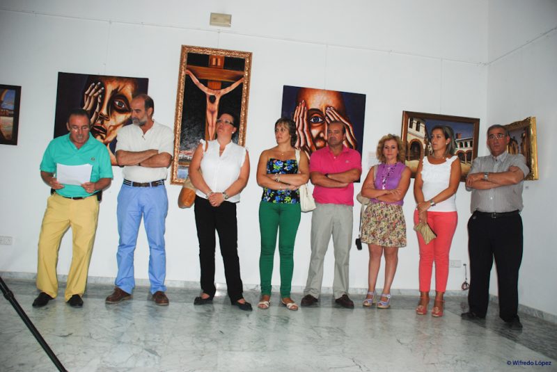 Resumen del acto de presentación de la Exposición "Extremadura tierra Viva" y agradecimiento del artista.