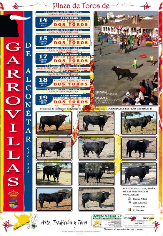 Cartel de los Toros 2012