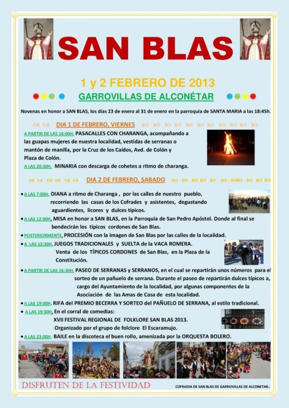 CARTEL SAN BLAS 2013