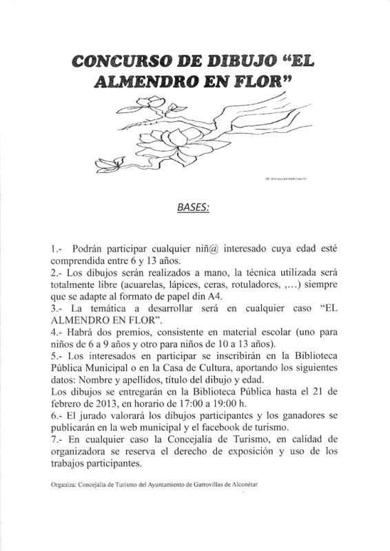 Concurso de dibujo y taller de manualidades