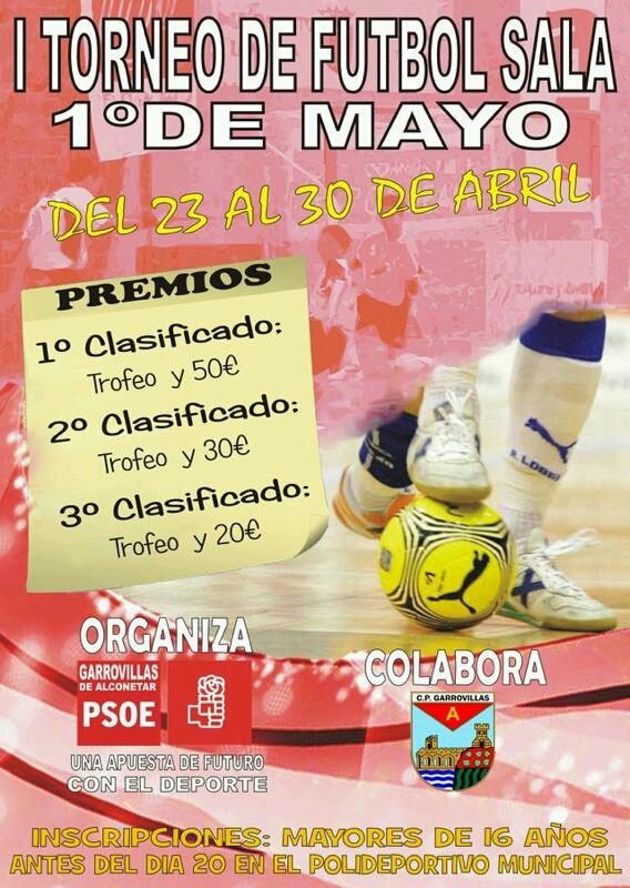 TORNEO FUTBOL SALA 1 DE MAYO