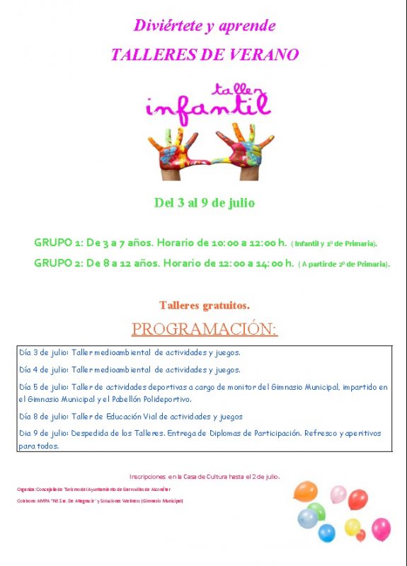 Talleres de verano