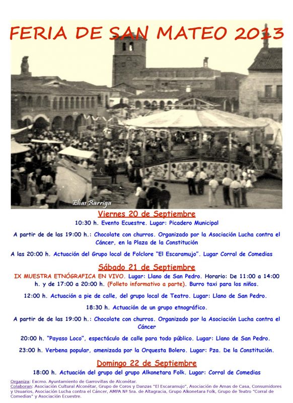 FERIA SAN MATEO 2013
