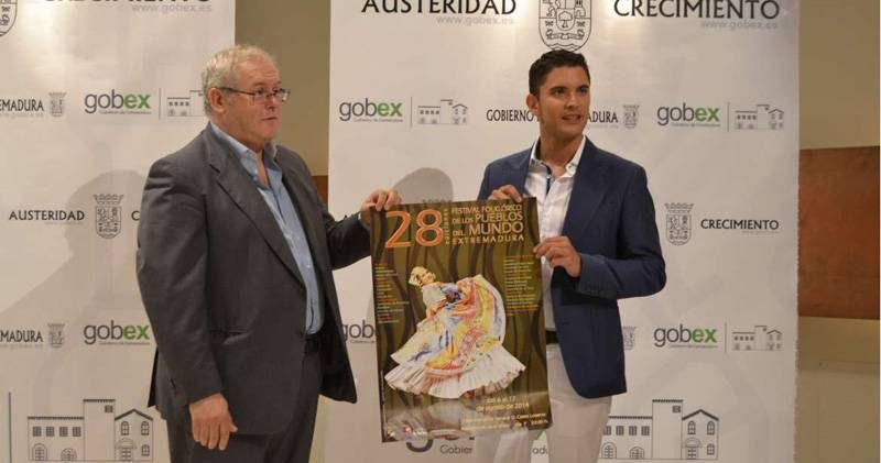 Agúndez presenta la XXVIII Edición del Festival Folkórico de los Pueblos del Mundo