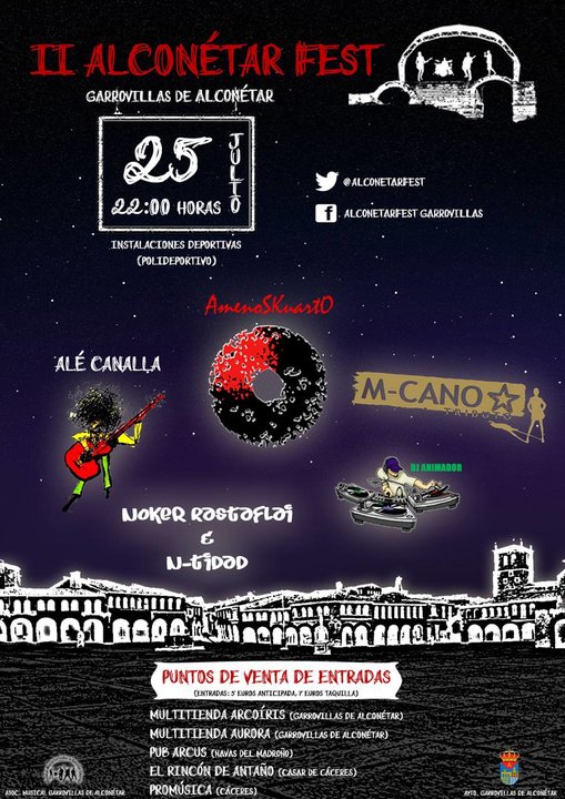 Cuatro grupos protagonizarán el segundo Alconétar Fest