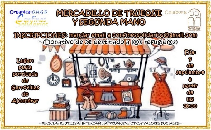 Mercadillo de trueque y segunda mano