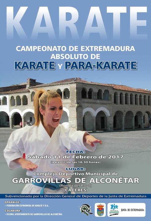 Garrovillas sede de regional absoluto de karate